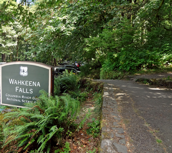 Wahkeena Falls sign