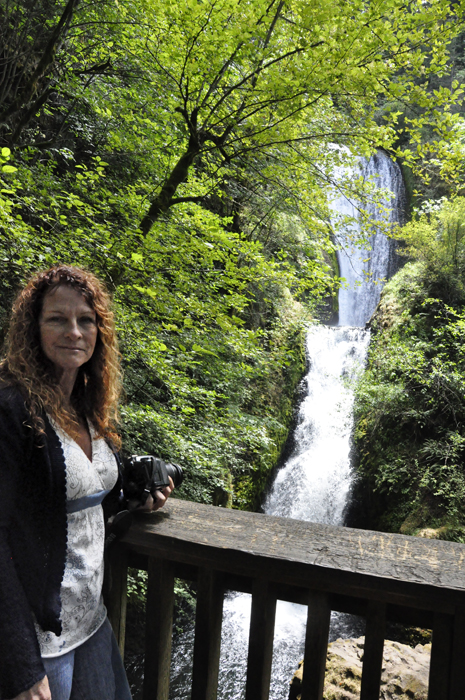 Ilse on the viewing platform