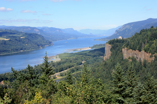 Columbia River as seen from Chanticleer Point