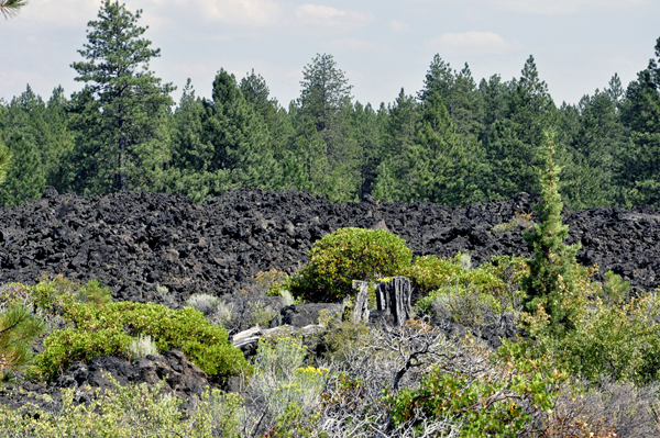 mounds of lava flow 