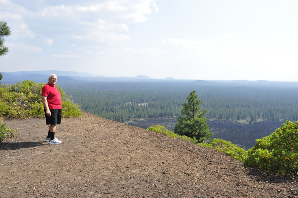 Lee Duquette on Lava Butte