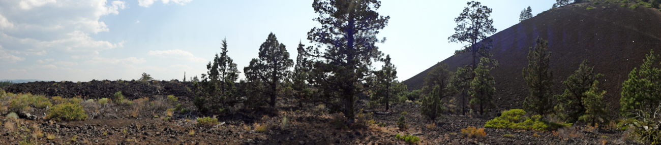 mounds of lava flow 