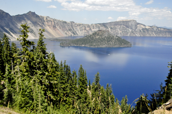 Wizard Island in Crater Lake