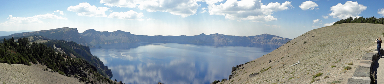 Crater Lake reflections