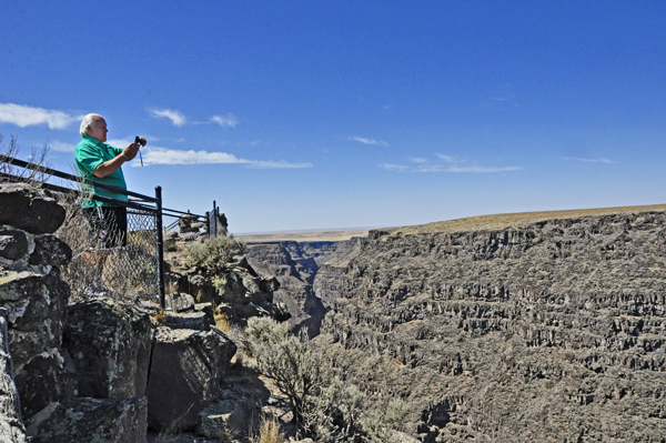 Lee Duquette at Bruneau Canyon