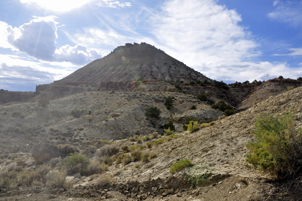 big, dark mounds