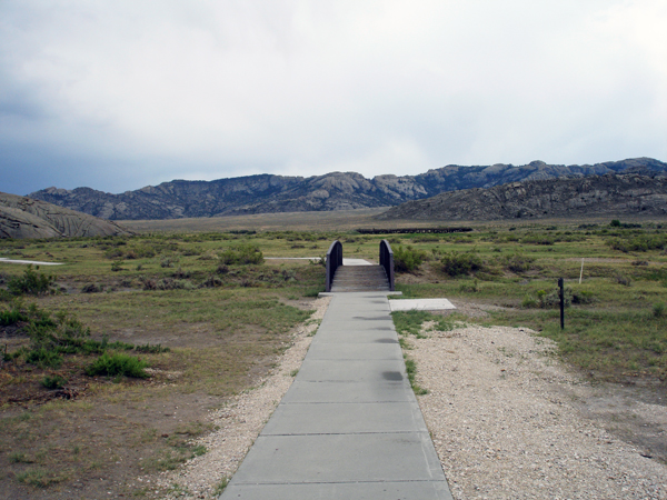 path and bridge to Independence Rock