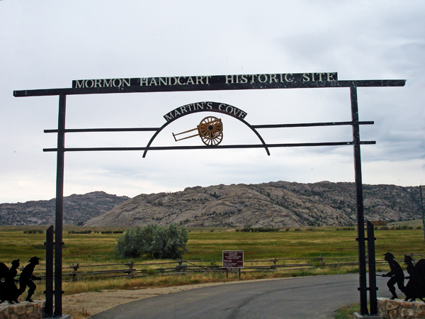 entrance to the Mormon Handcart Historic Site