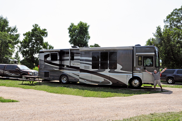 Lee Duquette and his RV