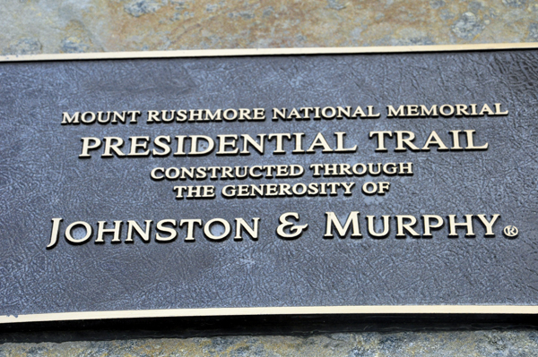 Presidential trail sign