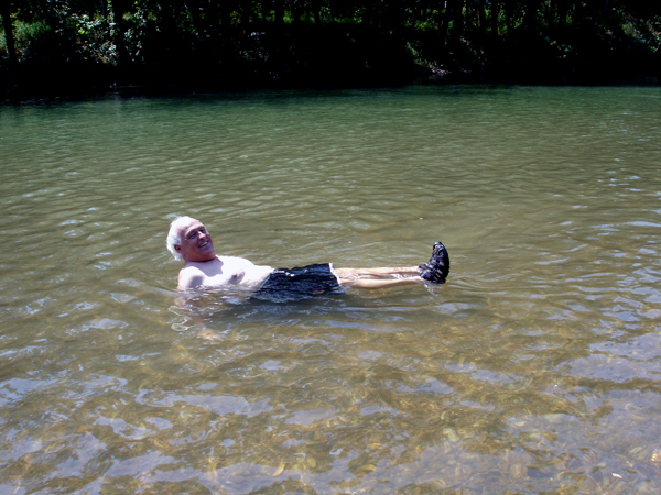 Lee Duquette enjoying the Meramec River