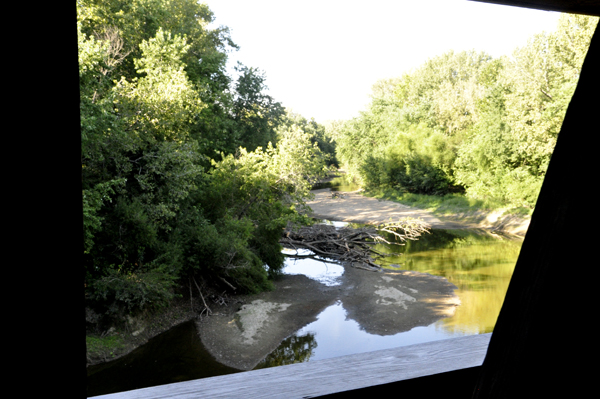 View from the other side of the Cumberland County Covered Bridge
