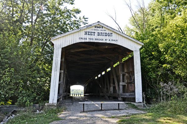 the Neet Covered Bridge