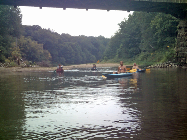 approaching?Cox Ford Covered Bridge