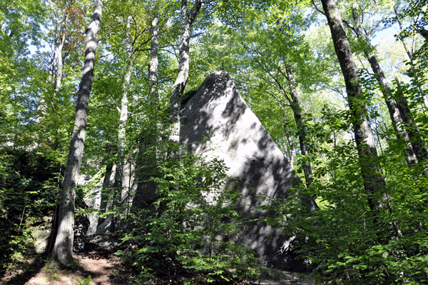 Teepee rock at Rock City Park