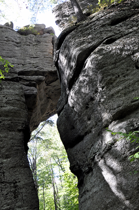 unlabeled rock formations