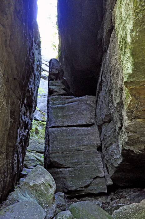 half sphinx at  Rock City Park