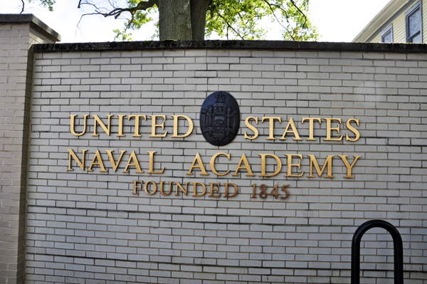 The United States Naval Academy entrance