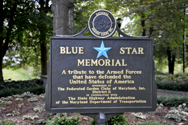 Blue Star Memorial sign