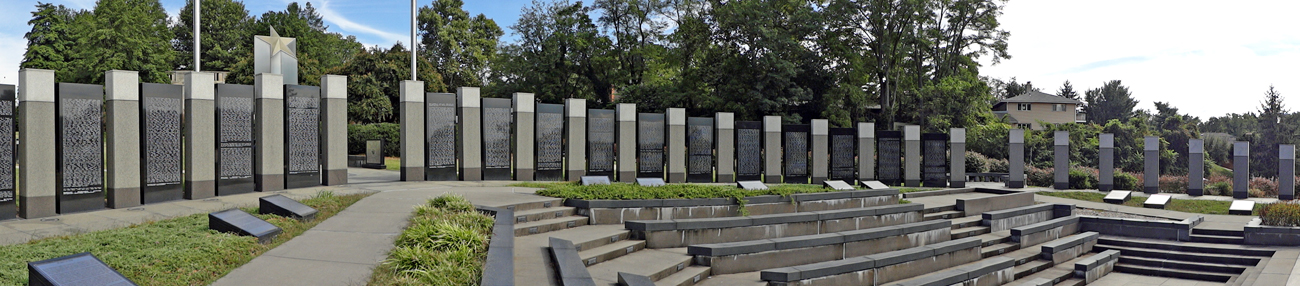 panorama of the WW II memoria