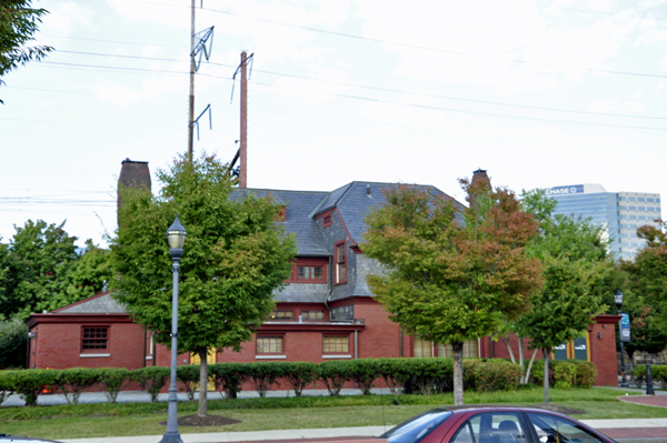 The B&O (Baltimore and Ohio) passenger station.