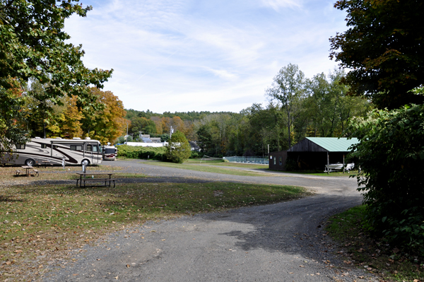 the pool at Branch Brook Campground