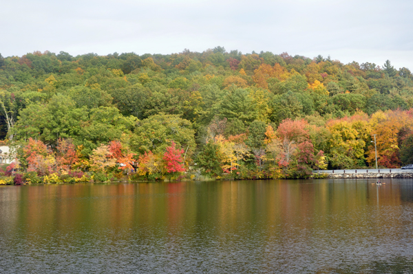 Fall colors on Mossup Pond