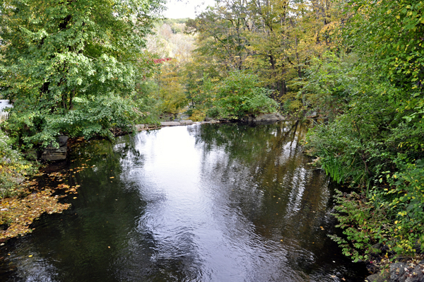 the top of the falls