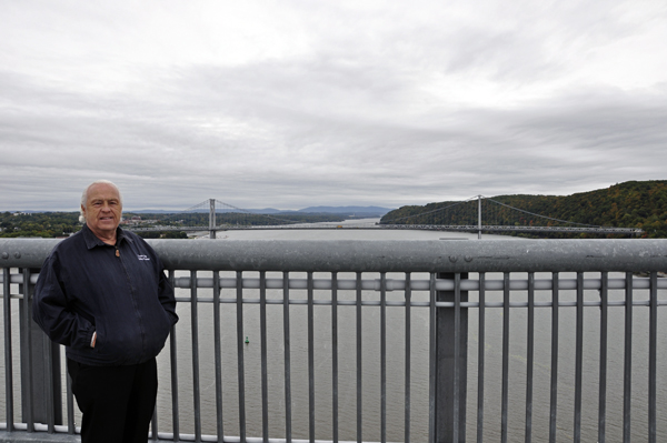 Lee Duquette on the Poughkeepsie-Highland Bridge