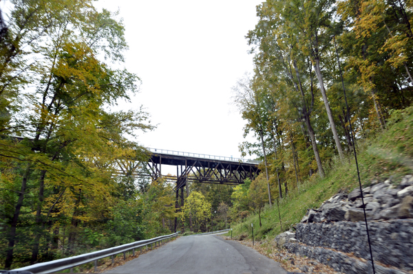 road under the bridge