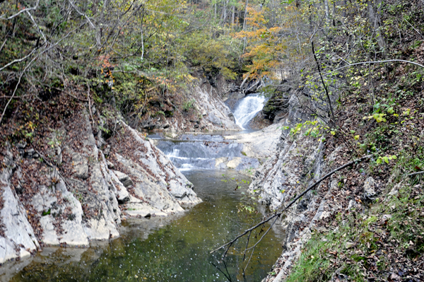 Lace Waterfalls at The Natural Bridge