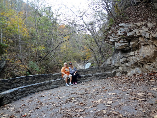 The two RV Gypsies at Lace Falls