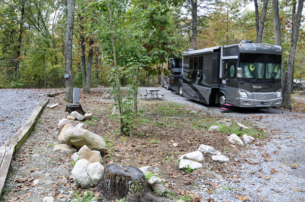 The new yard of the two RV Gypsies