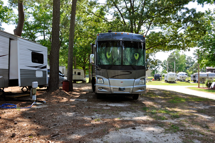 The new yard for the two RV Gypsies