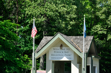 Pohick Bay Regional Park guard shack