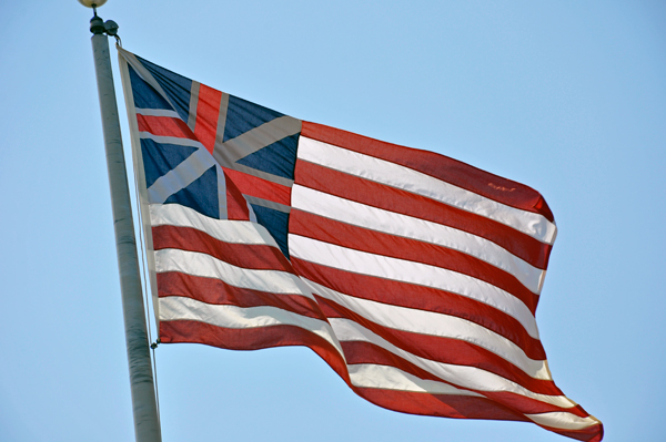 13 stripe Cambridge Flag