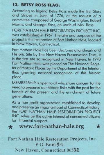 Betsy Ross Flag information