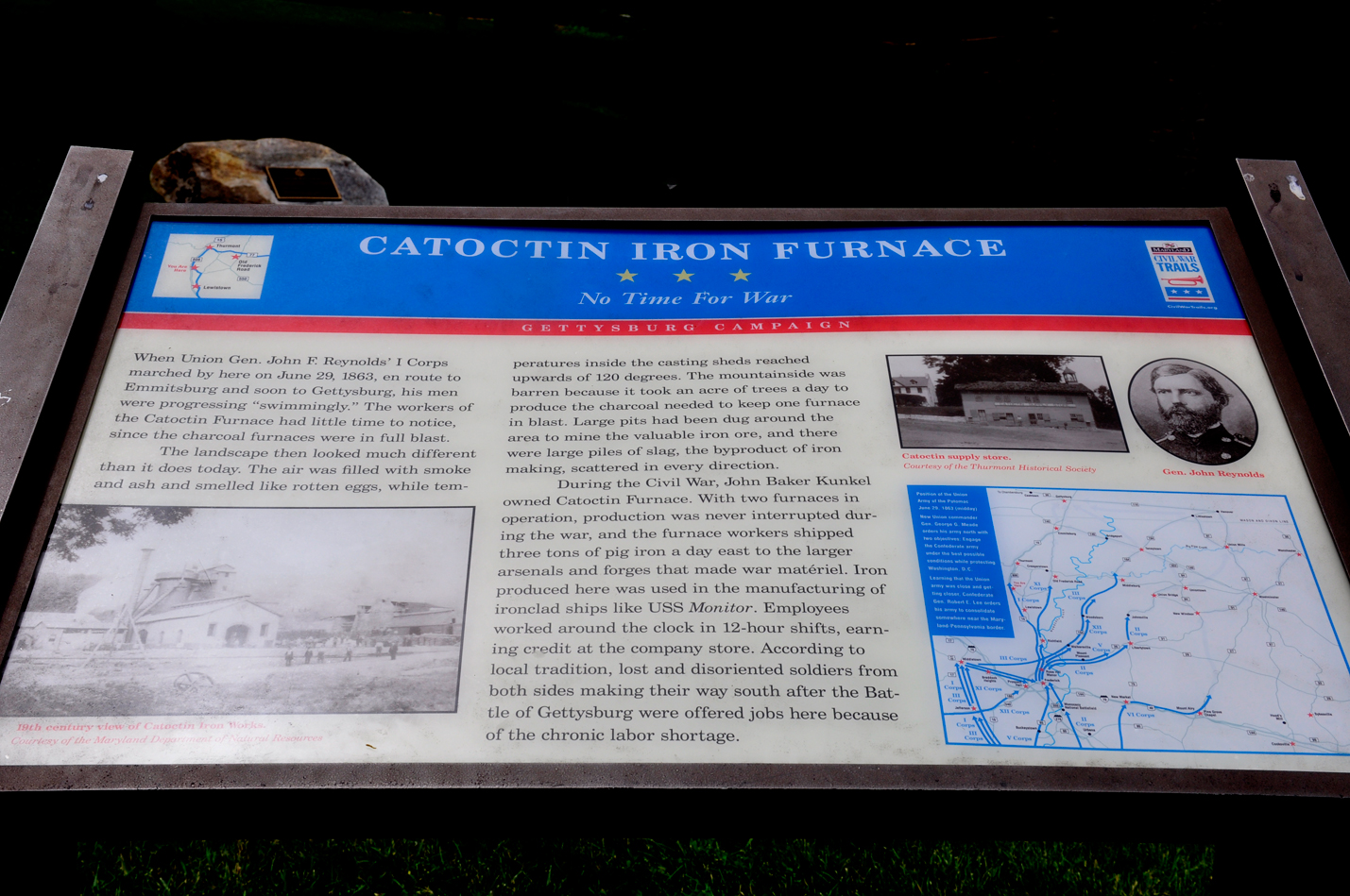 Catoctin Furnace sign