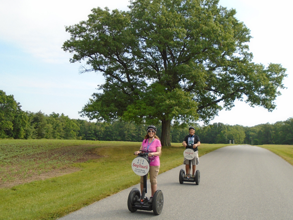 the two RV Gypsies on Segways