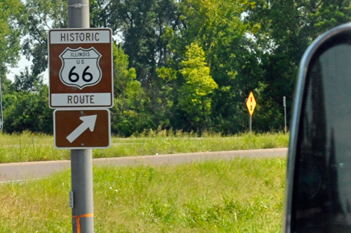 Route 66 sign