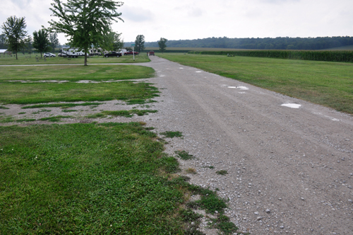 view of campground road