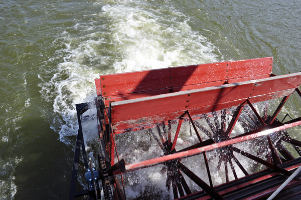 paddlewheel on Lady of the Lake