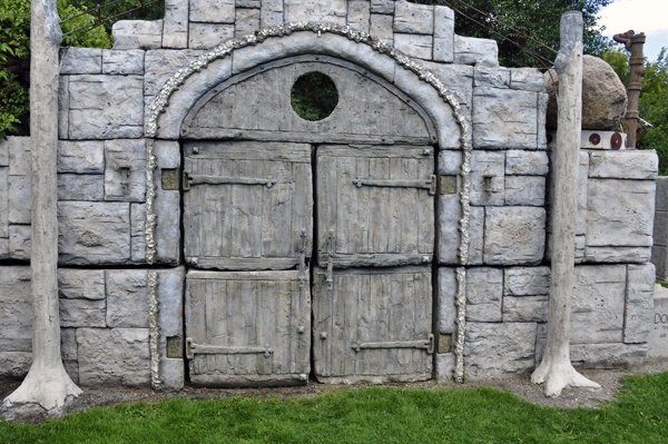 gate in the Bicycle Garden