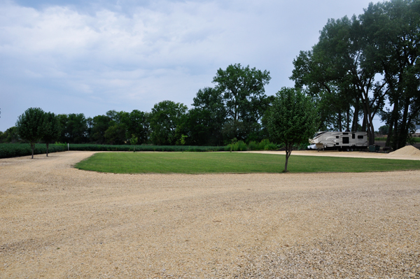 view at the Calamus campground