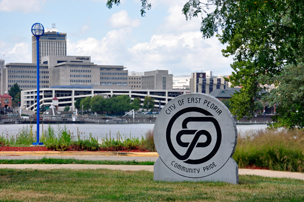 City of East Peoria sign