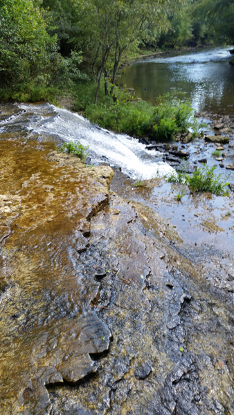 the second section of Dunn's Falls