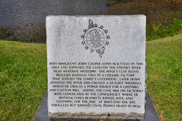 sign about Irish Immigrant John Dunn