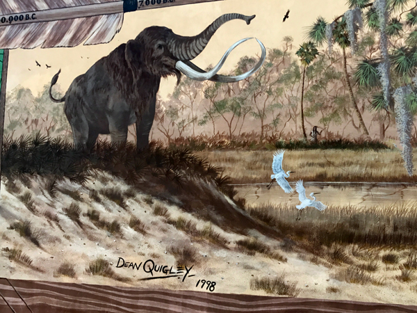 elephant mural