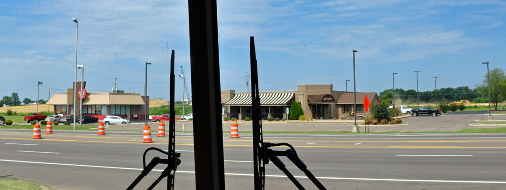 Restaurants right across the street from the campground.