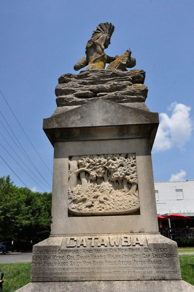 Catawaba Indian monument